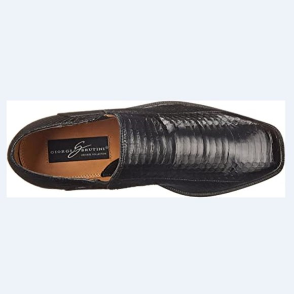 Giorgio Brutini Men's 155211 Slip-On Loafer, Black, 12 - Picture 5 of 7